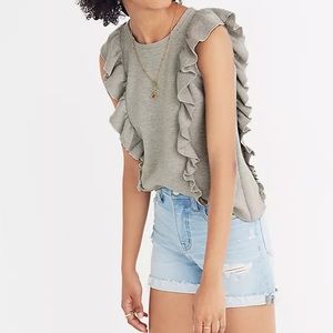 Madewell Ruffled Sweater Tank